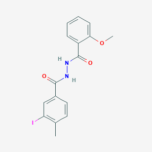 3-iodo-N'-(2-methoxybenzoyl)-4-methylbenzohydrazide