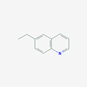 molecular formula C11H11N B035026 6-乙基喹啉 CAS No. 19655-60-8