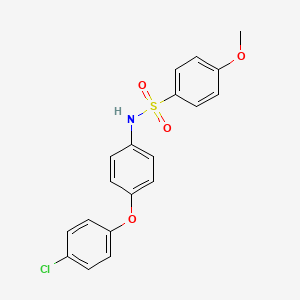 N-[4-(4-chlorophenoxy)phenyl]-4-methoxybenzenesulfonamide