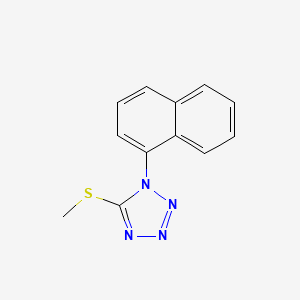 molecular formula C12H10N4S B3502974 5-(methylthio)-1-(1-naphthyl)-1H-tetrazole 