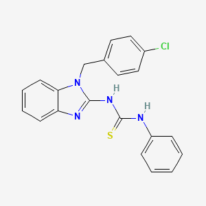 N-[1-(4-chlorobenzyl)-1H-benzimidazol-2-yl]-N'-phenylthiourea