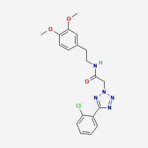 2-[5-(2-chlorophenyl)-2H-tetrazol-2-yl]-N-[2-(3,4-dimethoxyphenyl)ethyl]acetamide