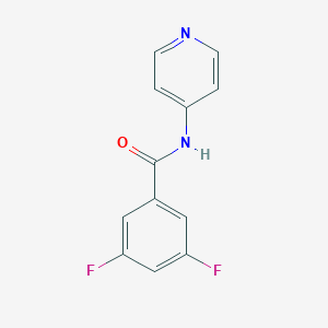 molecular formula C12H8F2N2O B350349 3,5-difluoro-N-pyridin-4-ylbenzamide CAS No. 736165-97-2