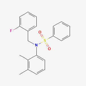 N-(2,3-dimethylphenyl)-N-(2-fluorobenzyl)benzenesulfonamide