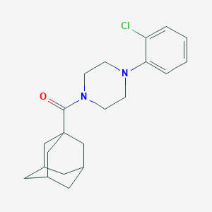 molecular formula C21H27ClN2O B350363 1-(1-Adamantylcarbonyl)-4-(2-chlorophenyl)piperazine CAS No. 405077-28-3