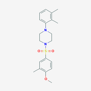 1-(2,3-dimethylphenyl)-4-[(4-methoxy-3-methylphenyl)sulfonyl]piperazine