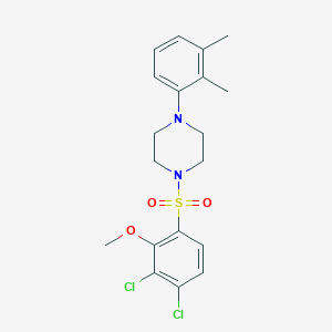 1-[(3,4-dichloro-2-methoxyphenyl)sulfonyl]-4-(2,3-dimethylphenyl)piperazine