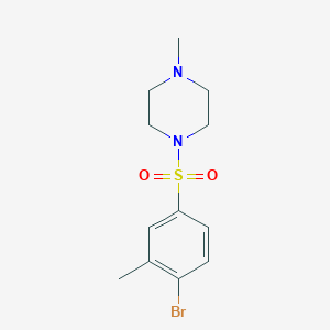 1-[(4-Bromo-3-methylphenyl)sulfonyl]-4-methylpiperazine