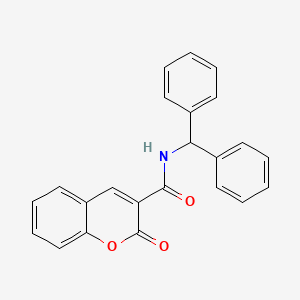 N-(diphenylmethyl)-2-oxo-2H-chromene-3-carboxamide