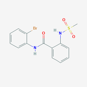 N-(2-bromophenyl)-2-[(methylsulfonyl)amino]benzamide