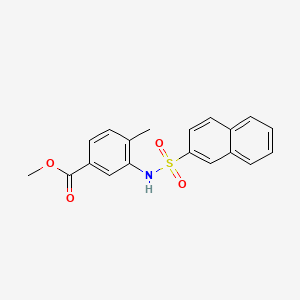 methyl 4-methyl-3-[(2-naphthylsulfonyl)amino]benzoate