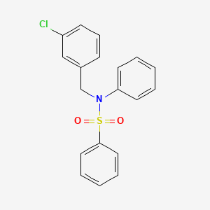 N-(3-chlorobenzyl)-N-phenylbenzenesulfonamide