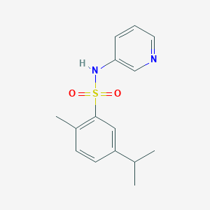 molecular formula C15H18N2O2S B350383 5-isopropyl-2-methyl-N-3-pyridinylbenzenesulfonamide CAS No. 433689-85-1