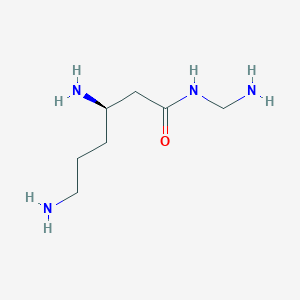 molecular formula C7H18N4O B035039 β-赖氨酰甲二胺 CAS No. 102674-90-8