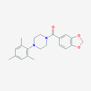 1-(1,3-Benzodioxol-5-ylcarbonyl)-4-mesitylpiperazine