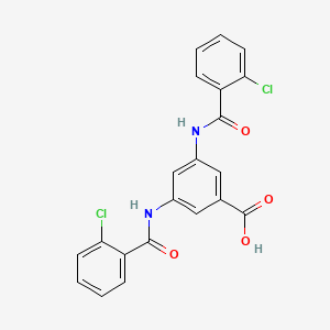 3,5-bis[(2-chlorobenzoyl)amino]benzoic acid