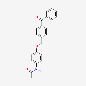 N-{4-[(4-benzoylbenzyl)oxy]phenyl}acetamide