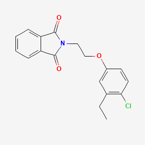 2-[2-(4-chloro-3-ethylphenoxy)ethyl]-1H-isoindole-1,3(2H)-dione