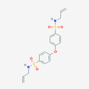 molecular formula C18H20N2O5S2 B350489 4,4'-Oxybis(N-allylbenzenesulfonamide) CAS No. 41150-06-5