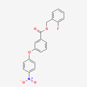2-fluorobenzyl 3-(4-nitrophenoxy)benzoate