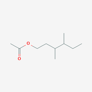 molecular formula C10H20O2 B035054 乙酸，C7-9 支链烷基酯，C8 含量丰富 CAS No. 108419-32-5