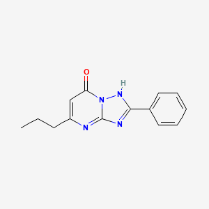 molecular formula C14H14N4O B3506023 2-phenyl-5-propyl[1,2,4]triazolo[1,5-a]pyrimidin-7(4H)-one 