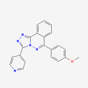molecular formula C21H15N5O B3506525 6-(4-methoxyphenyl)-3-(4-pyridinyl)[1,2,4]triazolo[3,4-a]phthalazine 