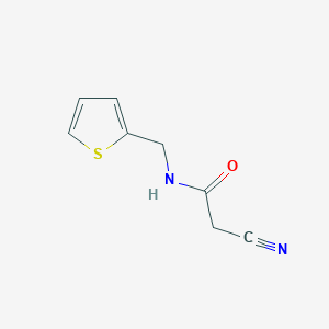 molecular formula C8H8N2OS B350655 2-氰基-N-(2-噻吩甲基)乙酰胺 CAS No. 347324-95-2