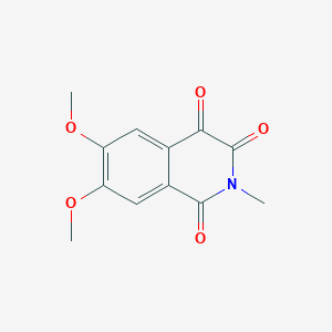 molecular formula C12H11NO5 B3508410 6,7-dimethoxy-2-methyl-1,3,4(2H)-isoquinolinetrione CAS No. 38973-41-0