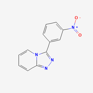molecular formula C12H8N4O2 B3508574 3-(3-nitrophenyl)[1,2,4]triazolo[4,3-a]pyridine 