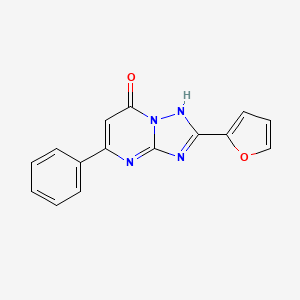 molecular formula C15H10N4O2 B3508658 2-(2-furyl)-5-phenyl[1,2,4]triazolo[1,5-a]pyrimidin-7(4H)-one 