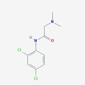 molecular formula C10H12Cl2N2O B3508908 N~1~-(2,4-dichlorophenyl)-N~2~,N~2~-dimethylglycinamide 