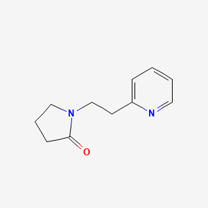molecular formula C11H14N2O B3508961 1-(2-pyridin-2-ylethyl)pyrrolidin-2-one 