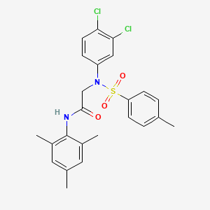 N~2~-(3,4-dichlorophenyl)-N~1~-mesityl-N~2~-[(4-methylphenyl)sulfonyl]glycinamide