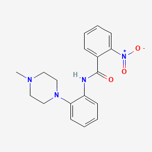 N-[2-(4-methylpiperazin-1-yl)phenyl]-2-nitrobenzamide