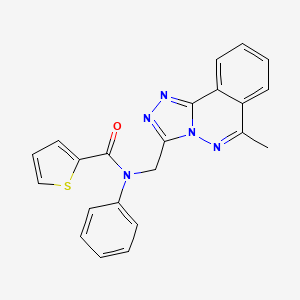 N-[(6-methyl[1,2,4]triazolo[3,4-a]phthalazin-3-yl)methyl]-N-phenylthiophene-2-carboxamide