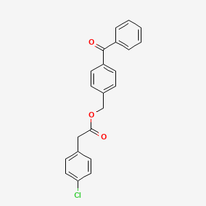 4-benzoylbenzyl (4-chlorophenyl)acetate