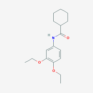 N-(3,4-diethoxyphenyl)cyclohexanecarboxamide