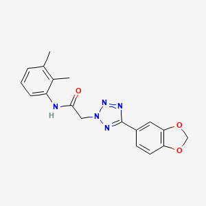 2-[5-(2H-1,3-BENZODIOXOL-5-YL)-2H-1,2,3,4-TETRAZOL-2-YL]-N-(2,3-DIMETHYLPHENYL)ACETAMIDE