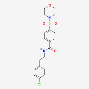 N-[2-(4-CHLOROPHENYL)ETHYL]-4-(MORPHOLINE-4-SULFONYL)BENZAMIDE