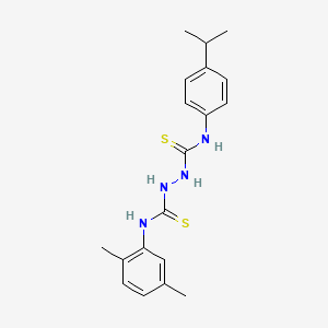 N-(2,5-dimethylphenyl)-N'-(4-isopropylphenyl)-1,2-hydrazinedicarbothioamide