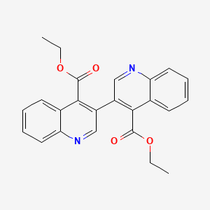 diethyl 3,3'-biquinoline-4,4'-dicarboxylate