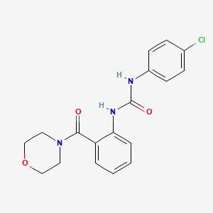 1-(4-Chlorophenyl)-3-[2-(morpholine-4-carbonyl)phenyl]urea