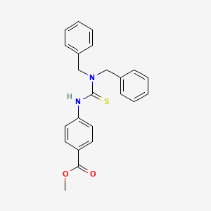 methyl 4-{[(dibenzylamino)carbonothioyl]amino}benzoate