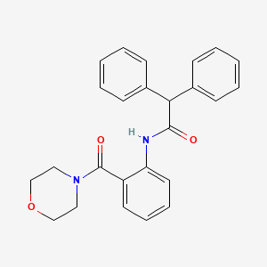 N-[2-(4-morpholinylcarbonyl)phenyl]-2,2-diphenylacetamide