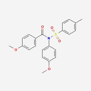 4-METHOXY-N-(4-METHOXYPHENYL)-N-(4-METHYLBENZENESULFONYL)BENZAMIDE