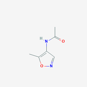 molecular formula C6H8N2O2 B035103 N-(5-methyl-4-isoxazolyl)acetamide CAS No. 100499-63-6