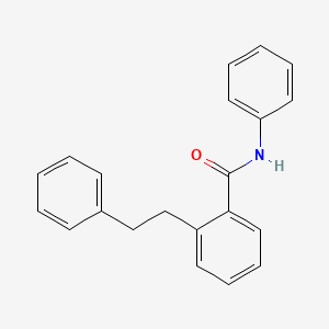 molecular formula C21H19NO B3510313 N-phenyl-2-(2-phenylethyl)benzamide CAS No. 304674-02-0