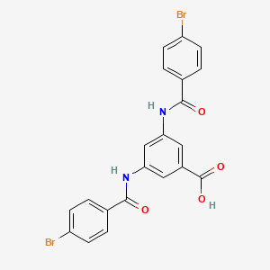 3,5-bis[(4-bromobenzoyl)amino]benzoic acid