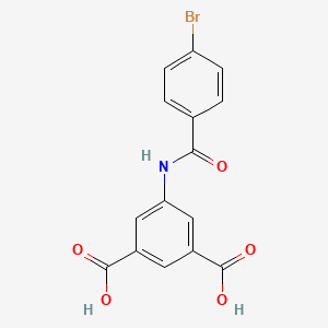 5-[(4-bromobenzoyl)amino]isophthalic acid